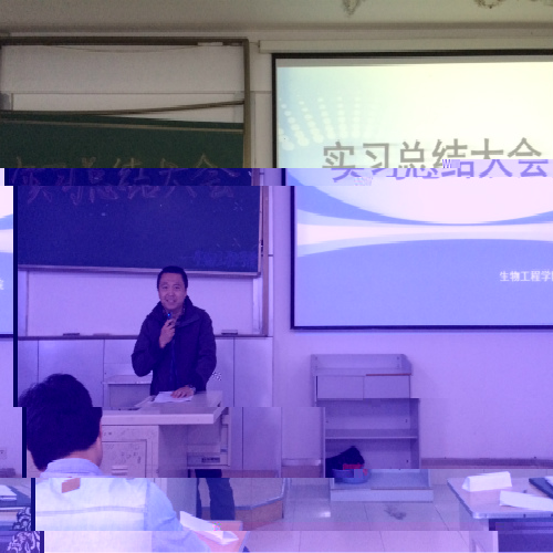 我院徐太海老師代表實習指導教師作報告